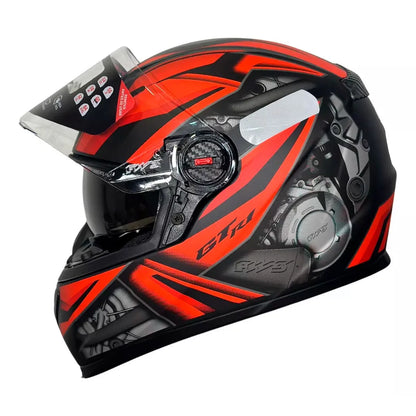 GTX R1 Preto Fosco com Vermelho